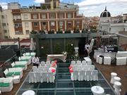 Boda civil en terraza